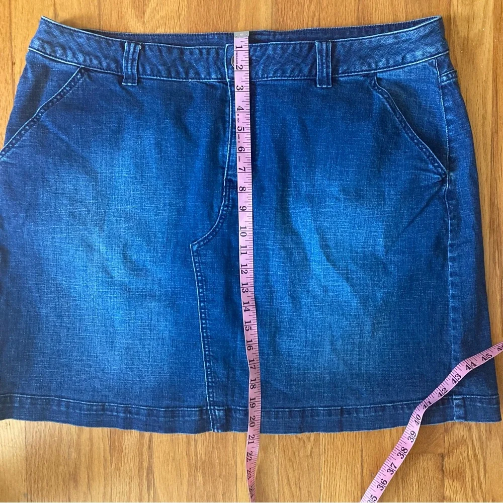 Glamour x Lane Bryant Denim Mini Skirt 22
